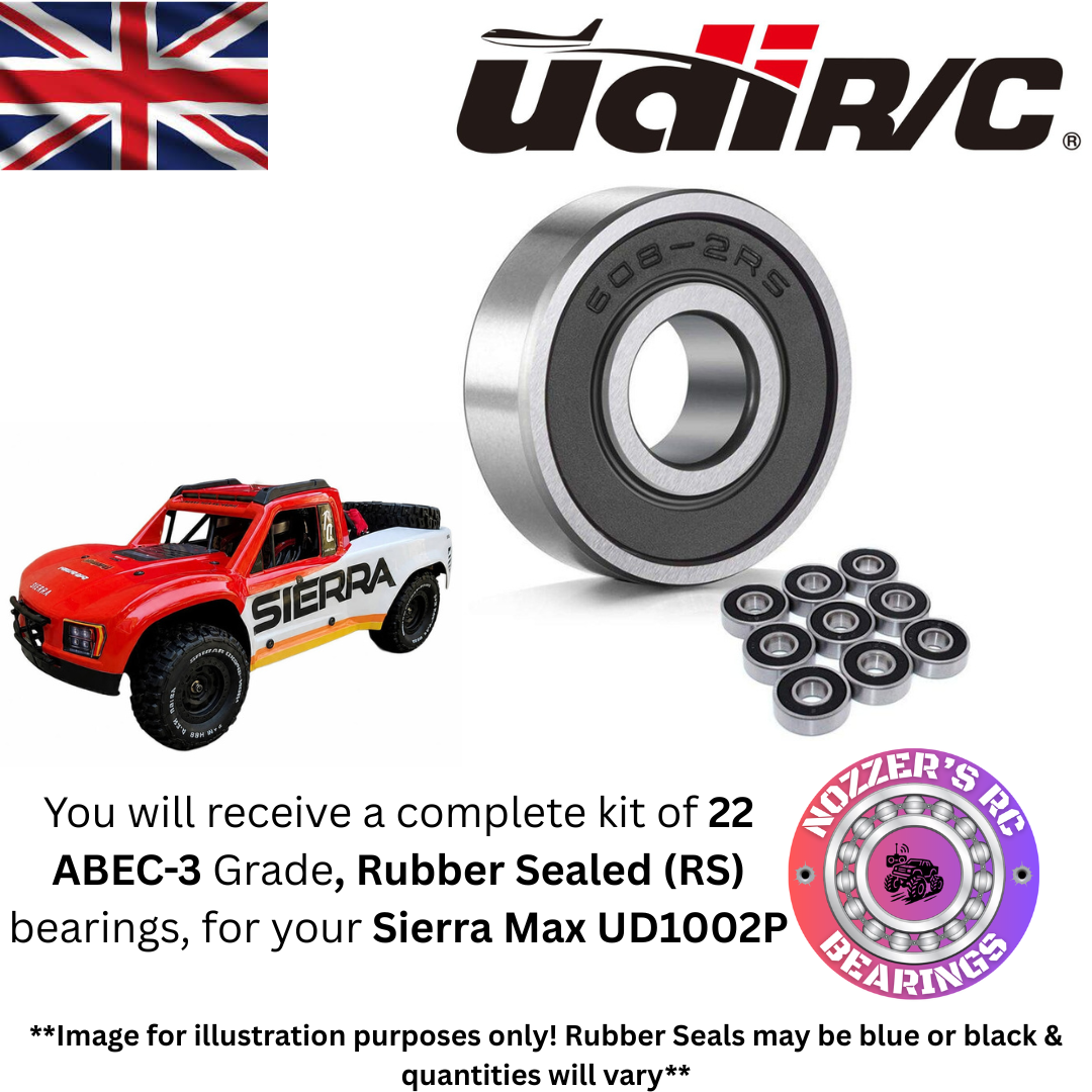 UDIRC Sierra Max UD1002P Complete Bearing Kit