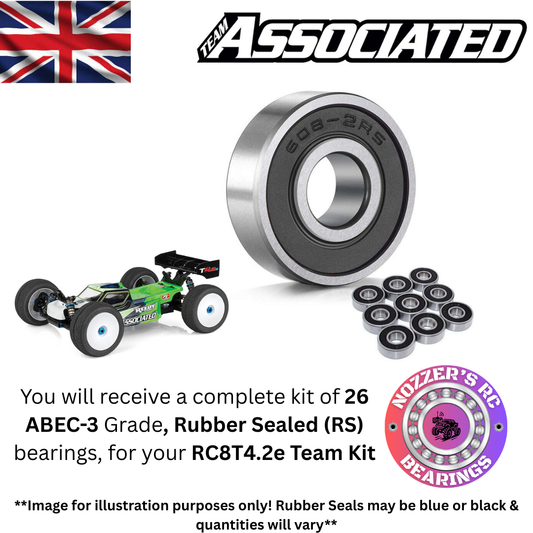Team Associated RC8T4.2e Complete Bearing Kit