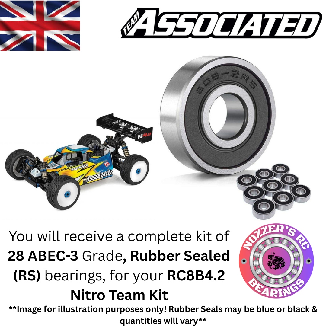 Team Associated RC8B4.2 Nitro Team Kit Complete Bearing Kit