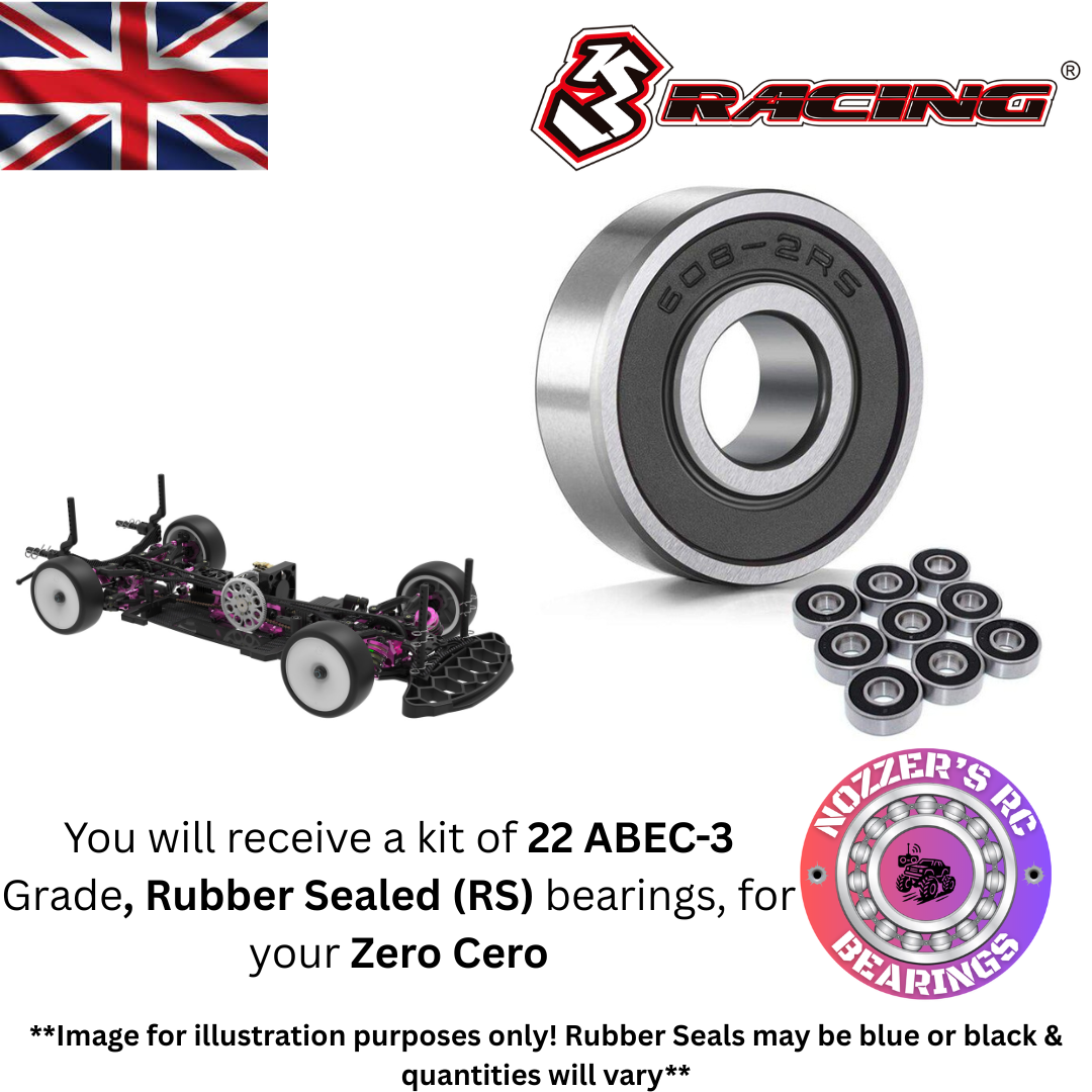 3 Racing Zero Cero Complete Bearing Kit
