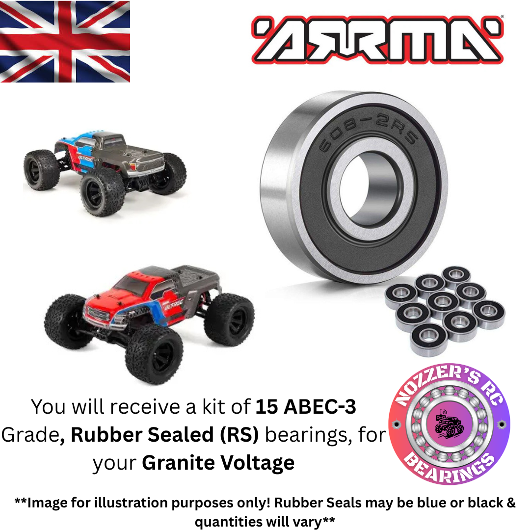 Arrma Granite Voltage Complete Bearing Kit