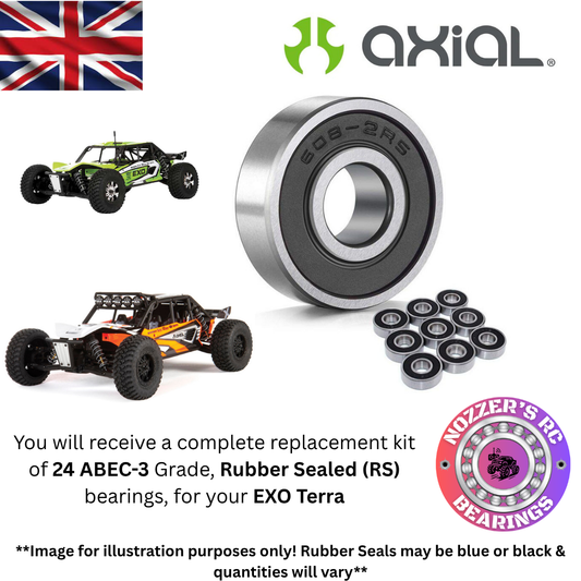 Axial EXO Terra Complete Bearing Kit