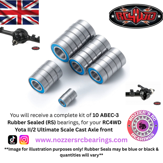 RC4WD Yota II/2 Ultimate Scale Cast Axle front Complete Bearing Kit