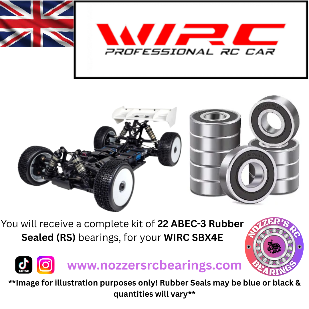WIRC SBX4E 1/8 Complete Bearing Kit