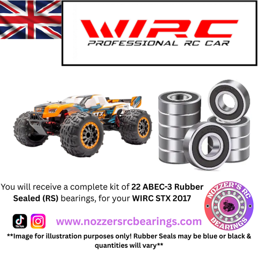 WIRC STX 2017 Complete Bearing Kit