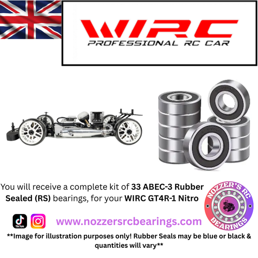WIRC GT4R-1 Nitro Complete Bearing Kit