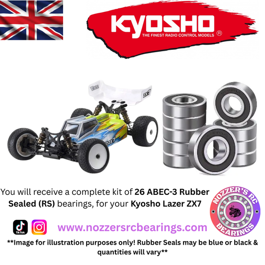 Kyosho Lazer ZX7 Complete Bearing Kit