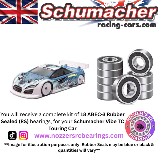 Schumacher Vibe TC Touring Car Complete Bearing Kit
