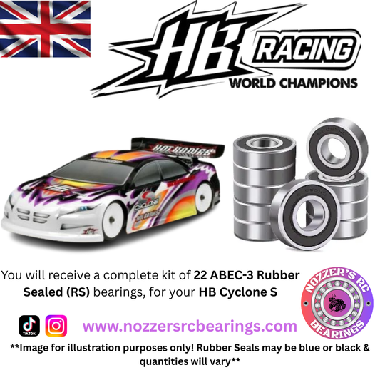 Hot Bodies Cyclone S Complete Bearing Kit