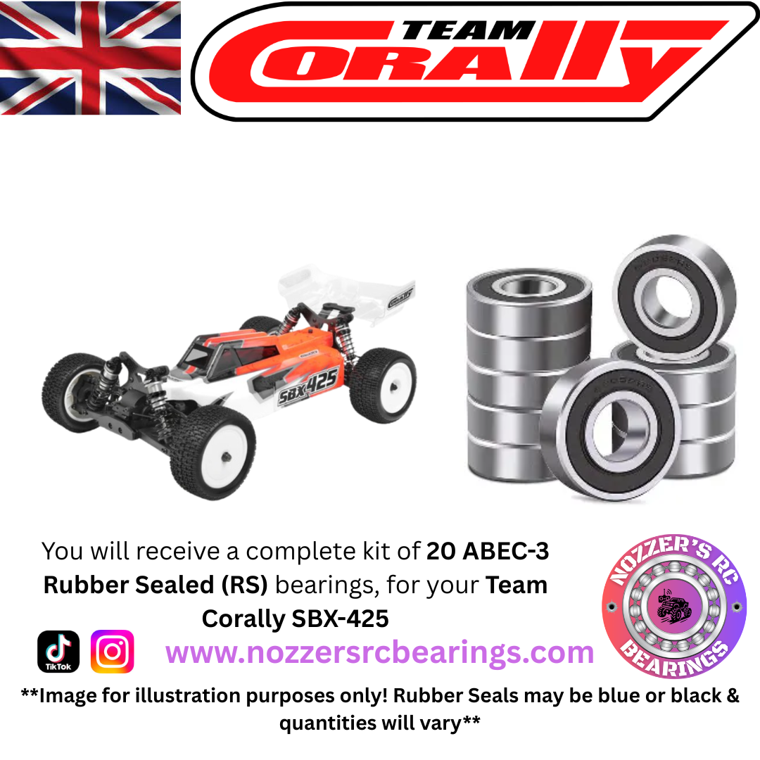 Team Corally SBX-425 Complete Bearing Kit