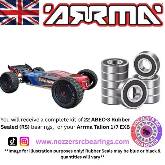 Arrma Talion 1/7 EXB Complete Bearing Kit