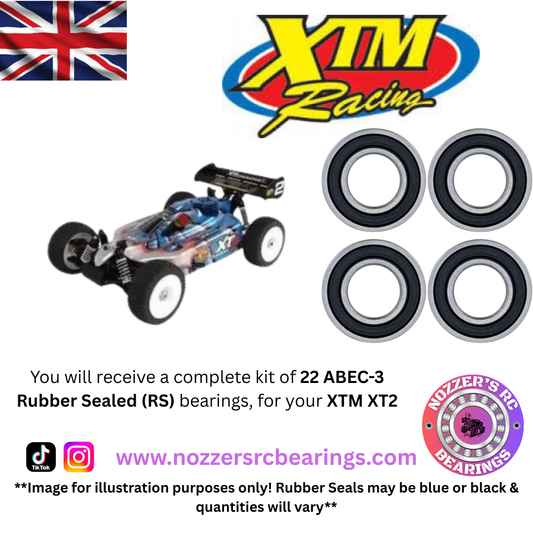 XTM XT2 Buggy Complete Bearing Kit