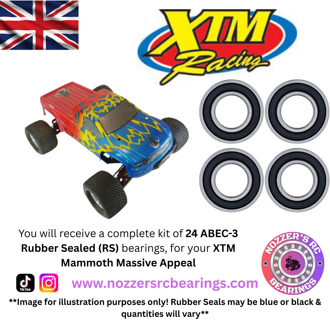 XTM Mammoth Massive Appeal Complete Bearing Kit