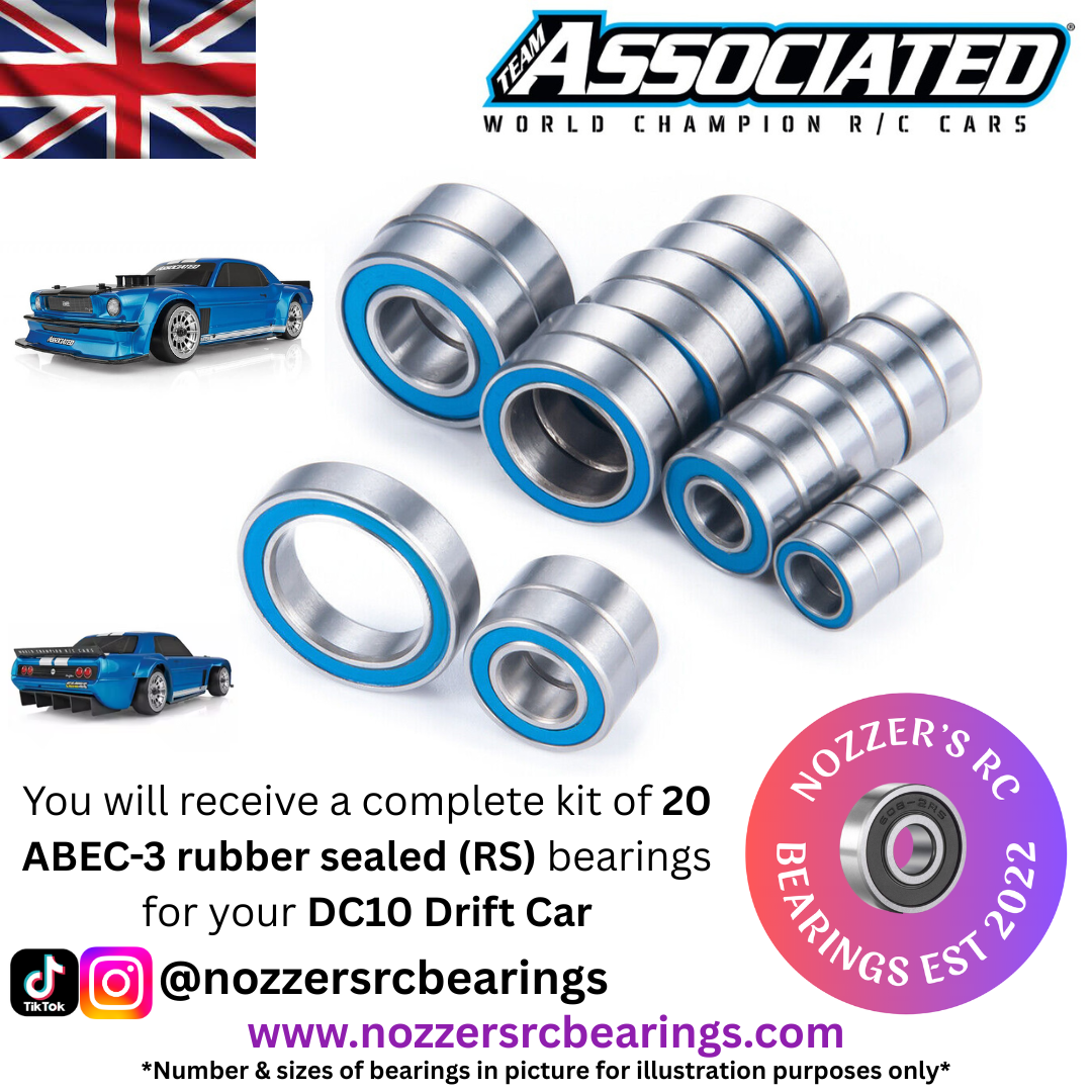 Team Associated DC10 Drift Car Complete Bearing Kit