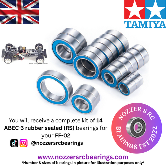 Tamiya FF-02 Complete Bearing Kit