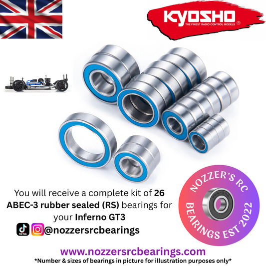 Kyosho Inferno GT3 Complete Bearing Kit