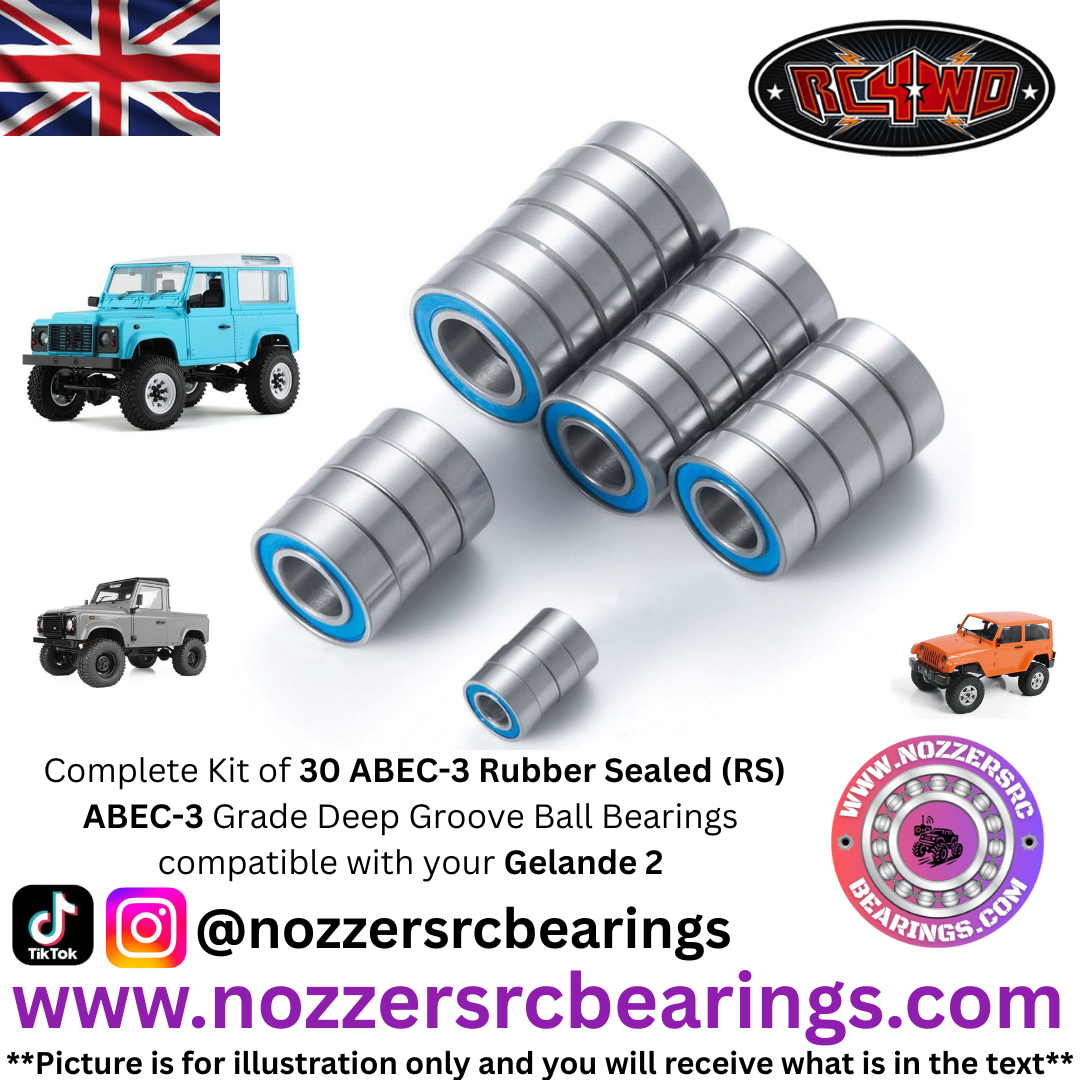 RC4WD Gelande 2 Complete Bearing Kit
