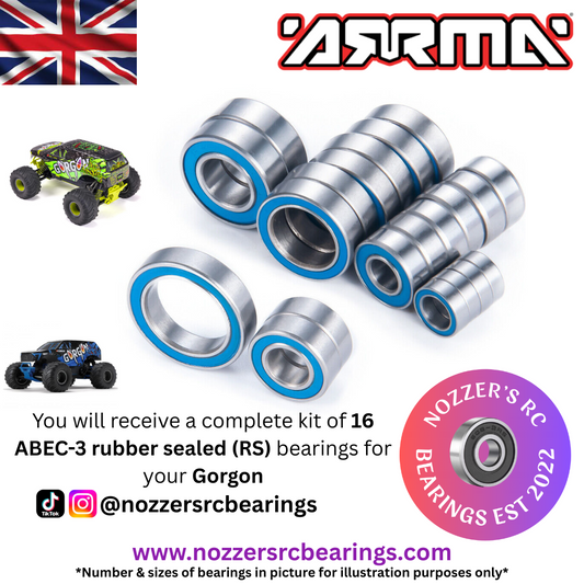 Arrma Gorgon Complete Bearing Kit