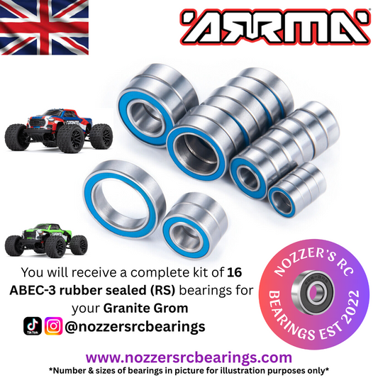 Arrma Granite Grom Complete Bearing Kit
