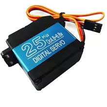 25kg High Torque Metal Gear Digital Servo DC4.8-6.8v Plus 25t Servo Horn