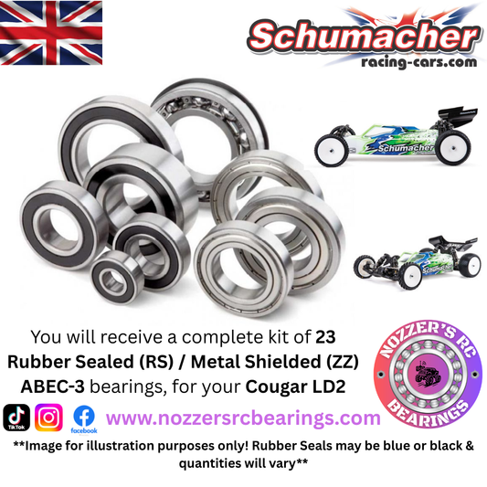 Schumacher Cougar LD2 Complete Bearing Kit