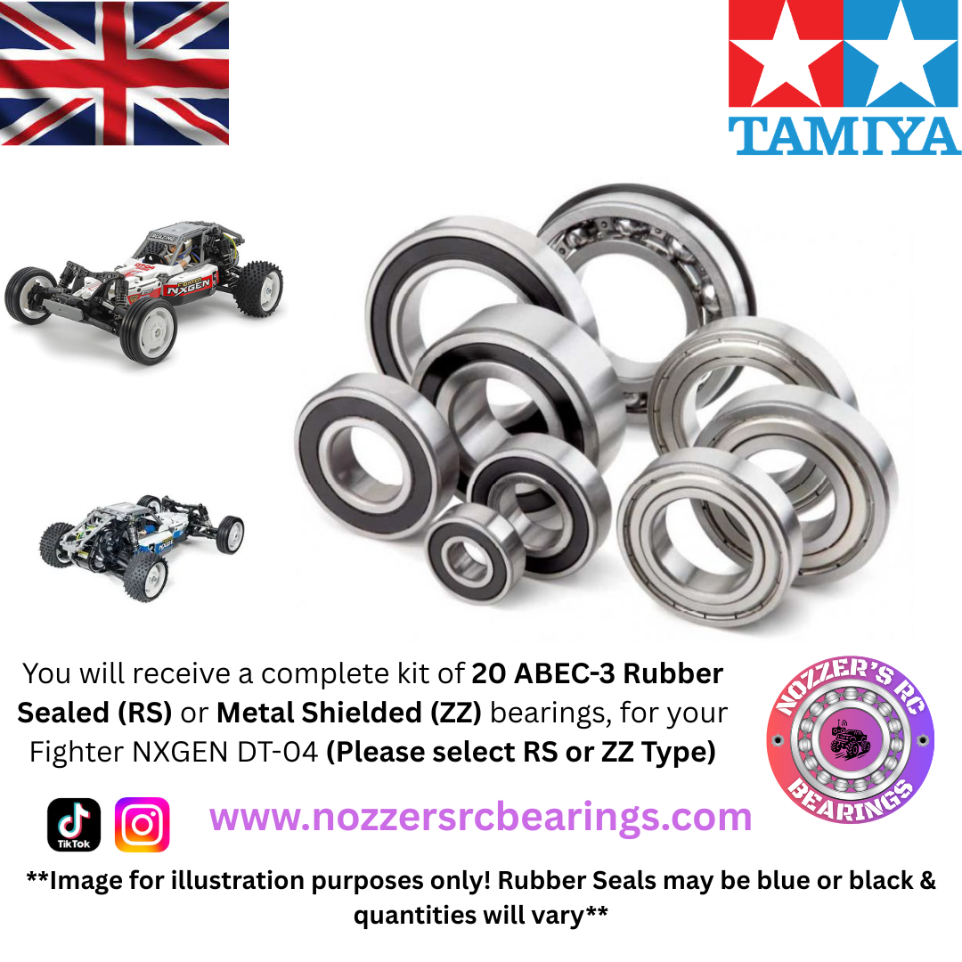 Tamiya Fighter NXGEN DT-04 Complete Bearing Kit