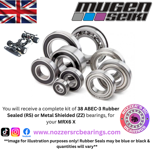 Mugen MRX6 X Complete Bearing Kit