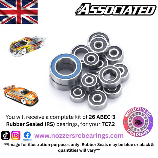 Team Associated TC7.2 Complete Bearing Kit