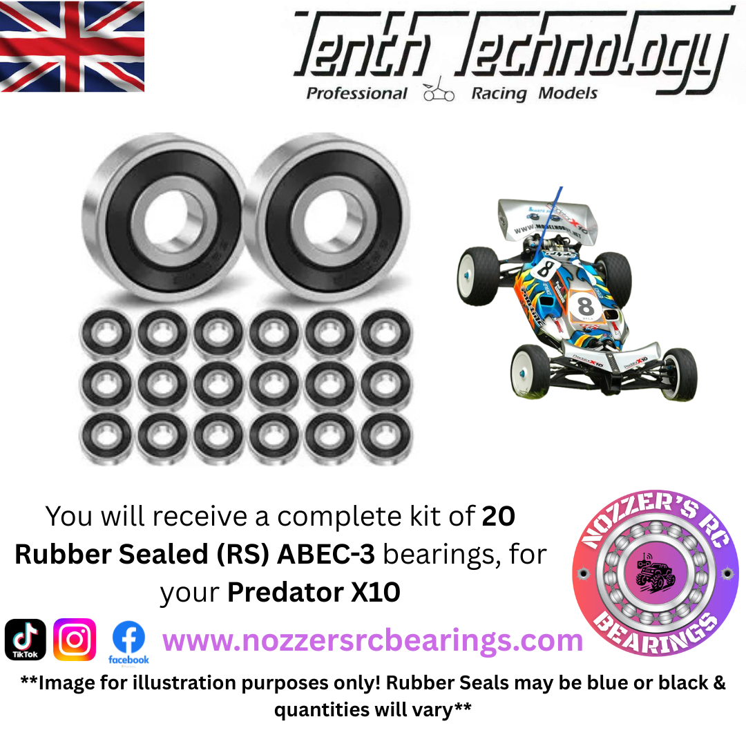 Tenth Technology Predator X10 Complete Bearing Kit