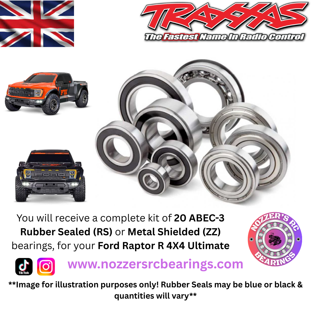 Traxxas Ford Raptor R 4X4 Ultimate Complete Bearing Kit