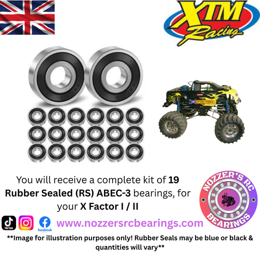 XTM X Factor I / II Complete Bearing Kit