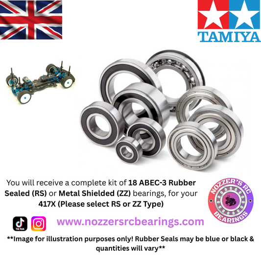 Tamiya 417X Complete Bearing Kit