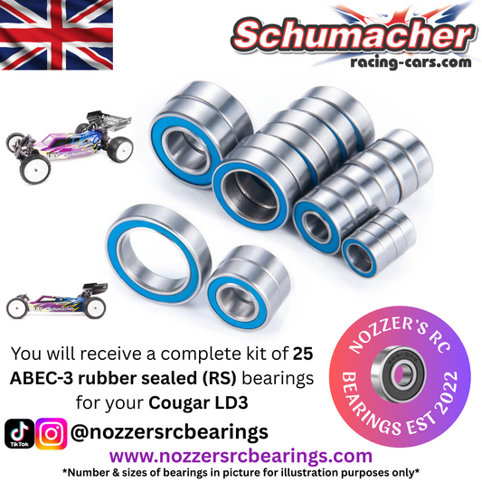 Schumacher Cougar LD3 Complete Bearing Kit