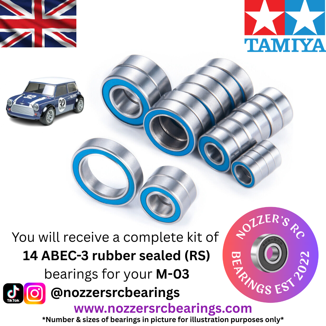 Tamiya M-03 Complete Bearing Kit