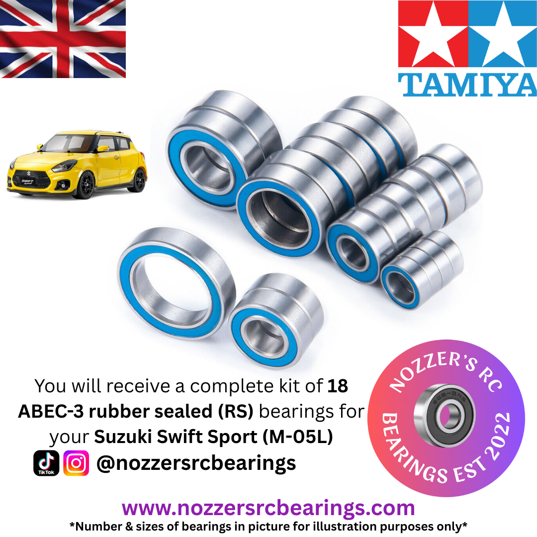 Tamiya Suzuki Swift Sport (M-05L) Complete Bearing Kit