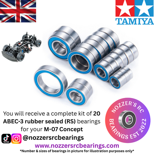 Tamiya M-07 Concept Complete Bearing Kit