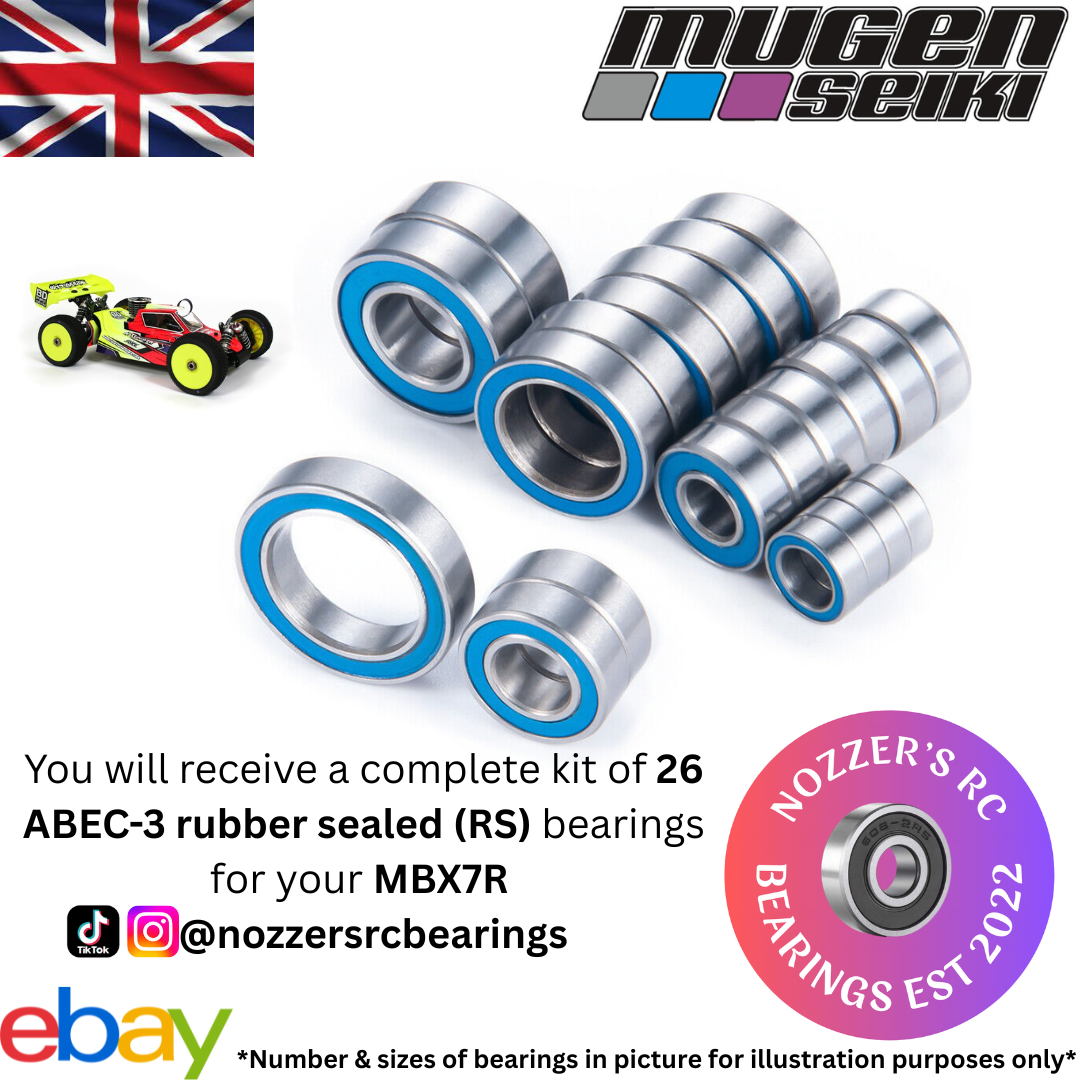 Mugen MBX7R Complete Bearing Kit