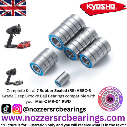 Kyosho Mini-Z MR-04 RWD Complete Bearing Kit