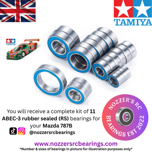 Tamiya Mazda 787B Complete Bearing Kit