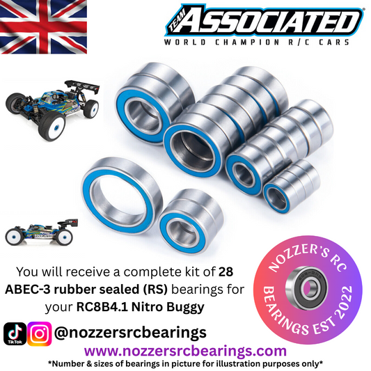 Team Associated RC8B4.1 Nitro Buggy Complete Bearing Kit