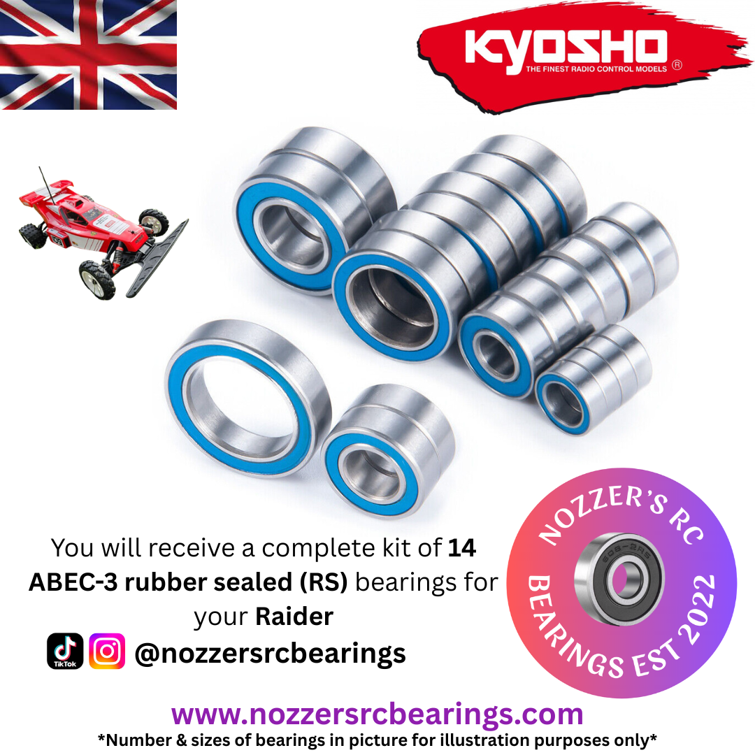 Kyosho Raider Complete Bearing Kit