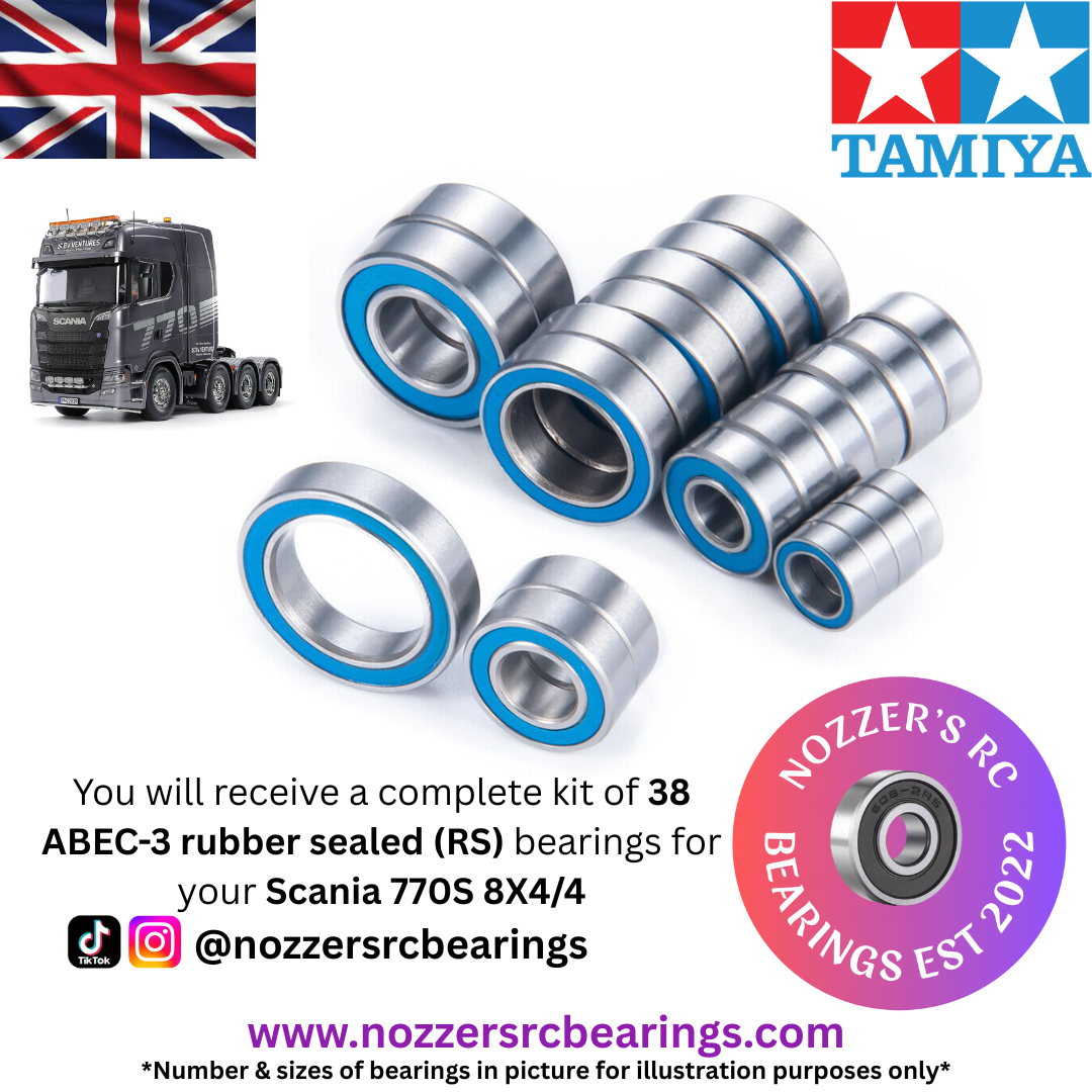 Tamiya Scania 770S 8X4/4 Complete Bearing Kit