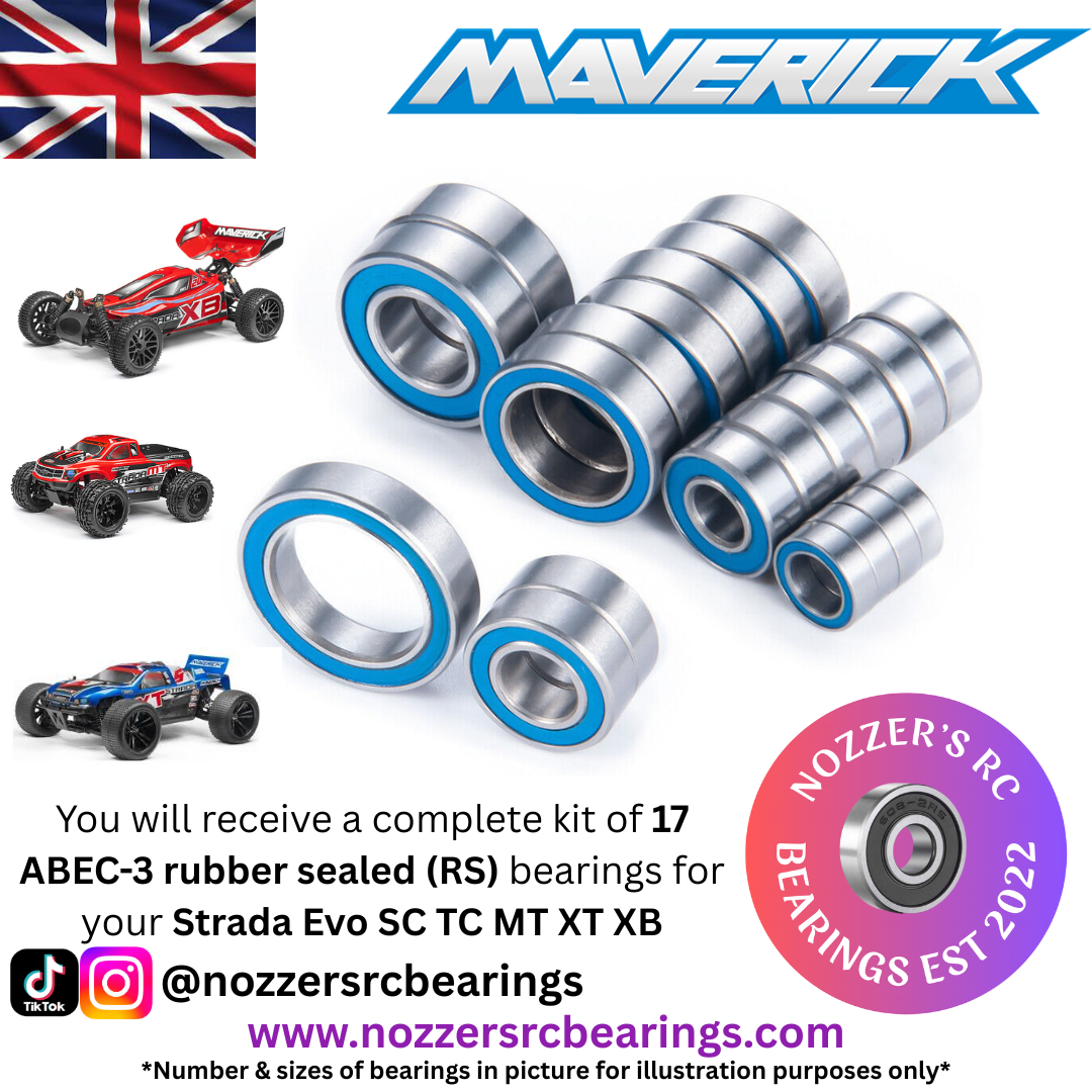 Maverick Strada Evo SC TC MT XT XB Complete Bearing Kit