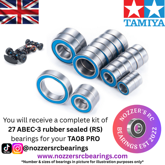 Tamiya TA08 Pro Complete Bearing Kit