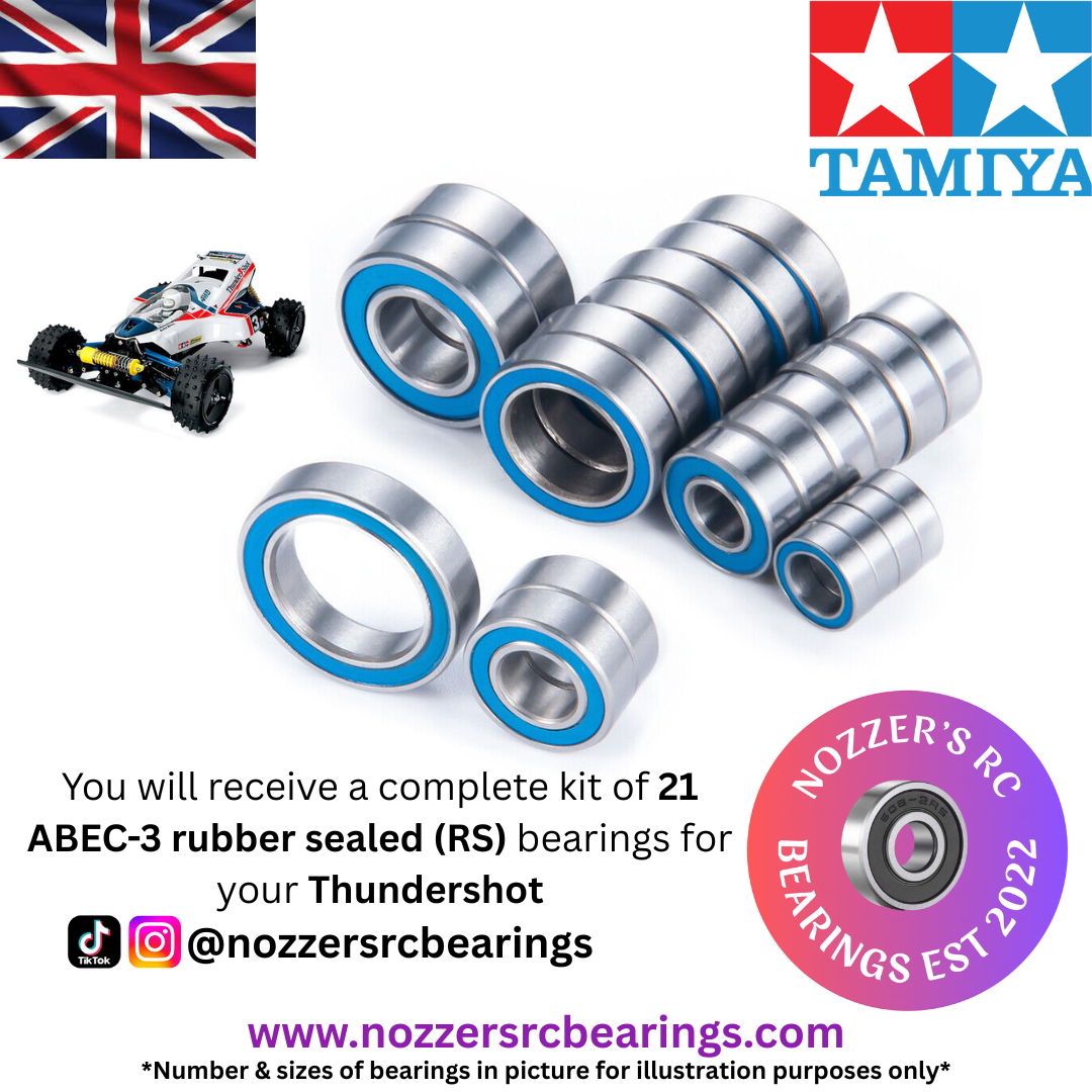 Tamiya Thunder Shot Complete Bearing Kit