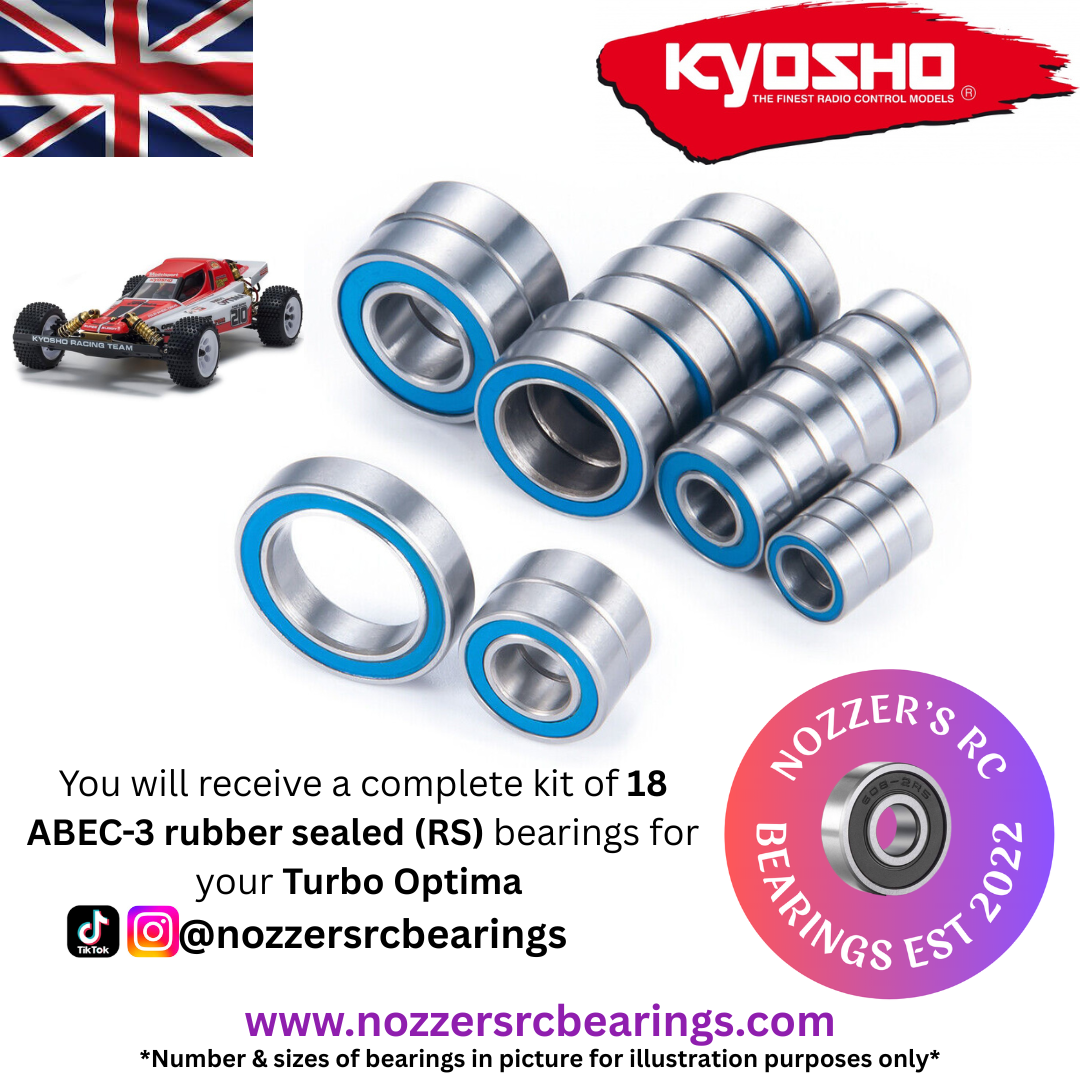 Kyosho Turbo Optima Complete Bearing Kit