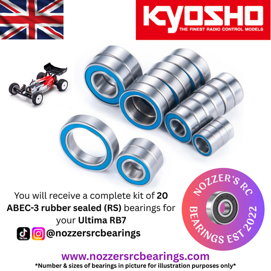 Kyosho Ultima RB7 Complete Bearing Kit