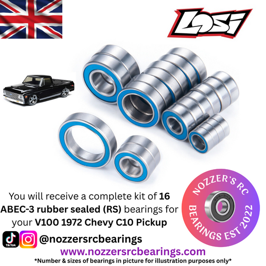 Losi V100 1972 Chevy Complete Bearing Kit