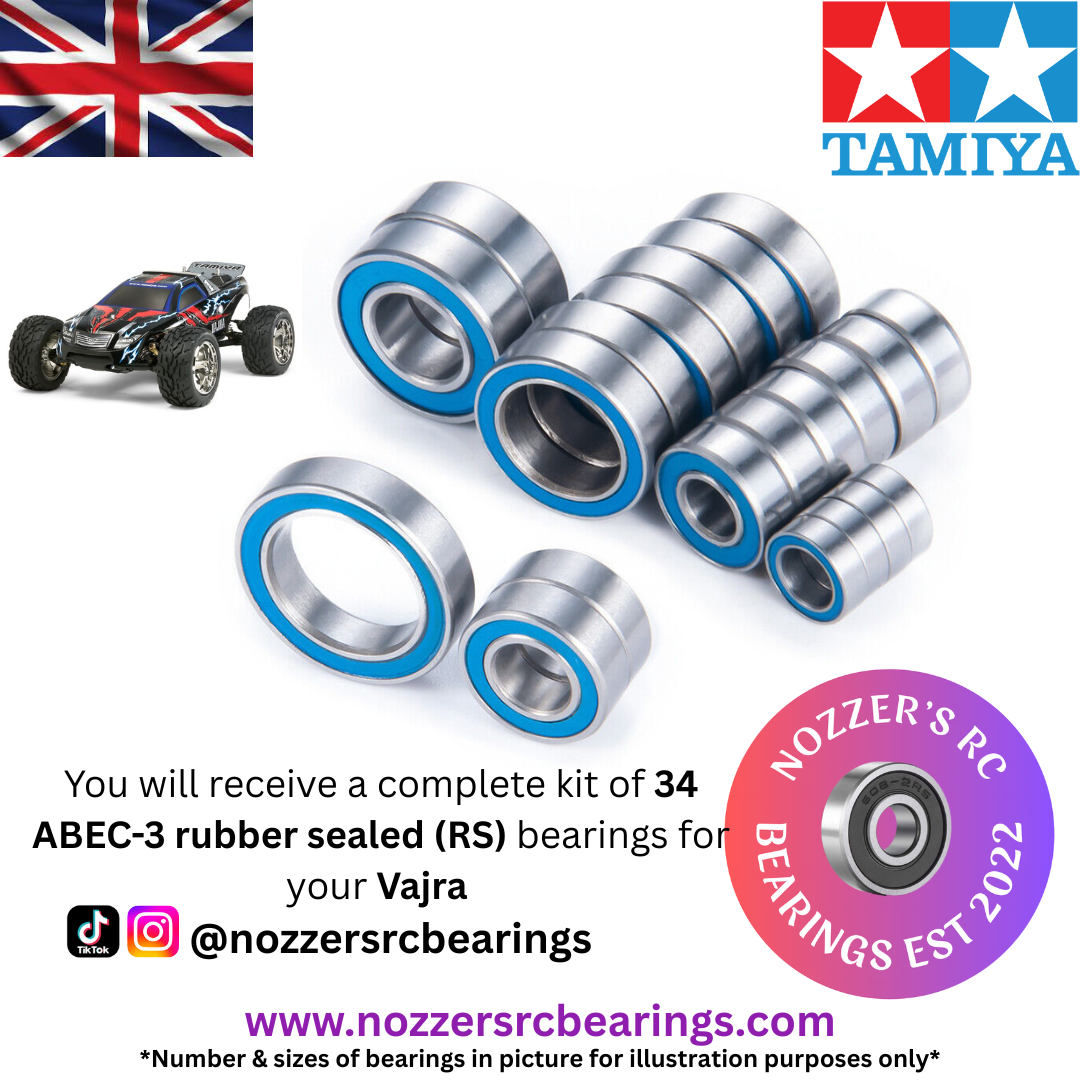 Tamiya Vajra Complete Bearing Kit
