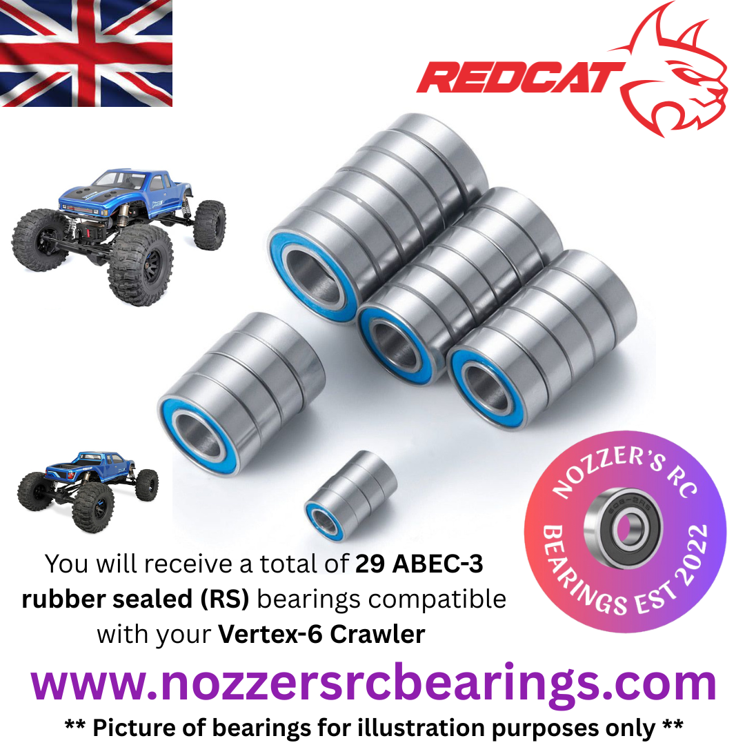 Redcat Racing Vertex-6 Crawler Complete Bearing Kit